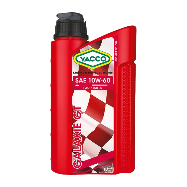 YACCO-GALAXIE GT 10W60 PAO/ESTERS 100%全合成賽車級機油 1L