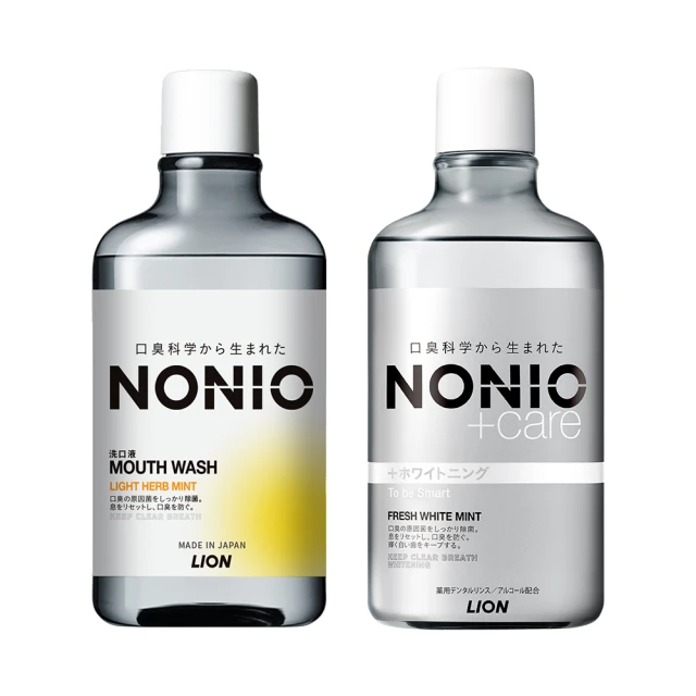 LION 獅王 買1送1 NONIO終結口氣漱口水(600ml)