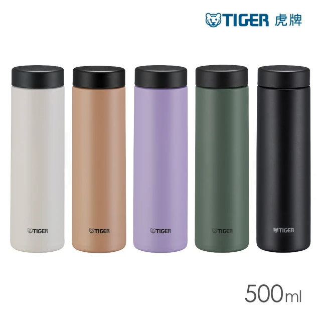 TIGER 虎牌 夢重力超輕量旋蓋不鏽鋼保溫杯 500ml(MMZ-W050 5色/單入)