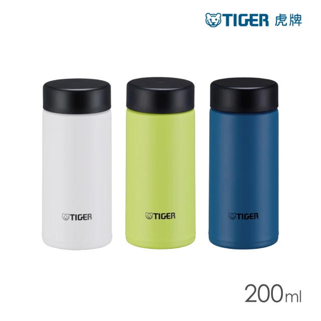 TIGER 虎牌 夢重力超輕量旋蓋不鏽鋼保溫杯 200ml(MMP-W020 3色/單入)