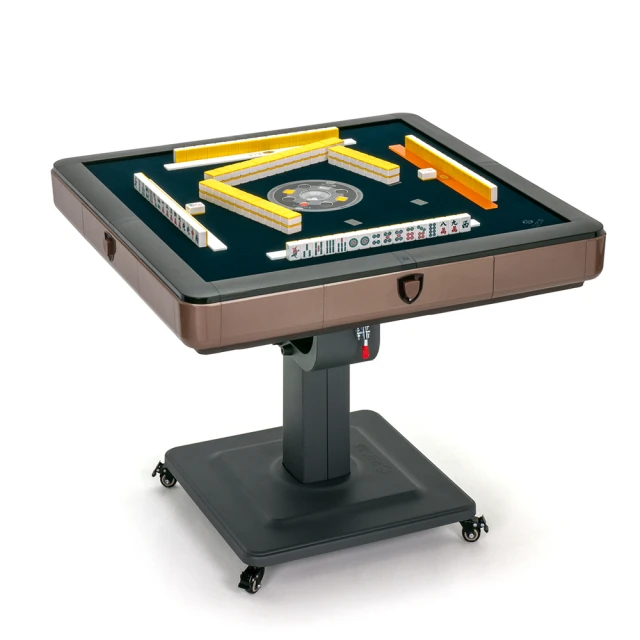 商密特 折疊款電動麻將桌T350二代-摩卡棕