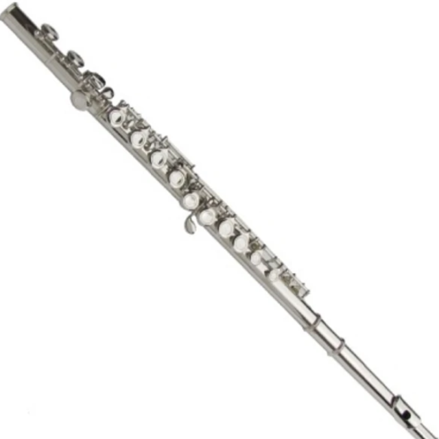 Sebrew-鍍銀長笛 16開孔閉孔 兩用 長笛 E鍵曲列式(贈硬皮盒手提箱+全配)