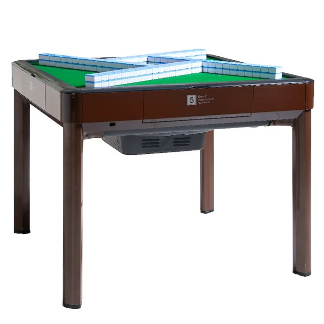 麻將大俠 餐桌型旋翼式過山車電動麻將桌-咖啡色