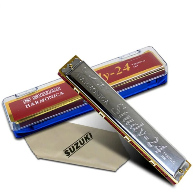 SUZUKI-Study-24 複音口琴 C調 鈴木 口琴