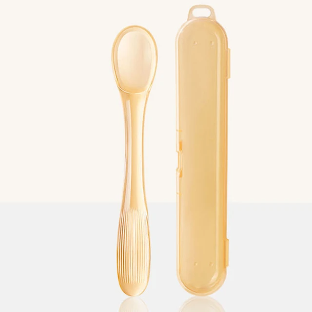 嬰兒水果泥輔食勺 (附收納盒)