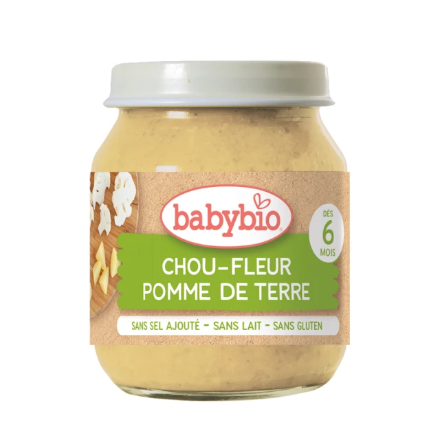 BABYBIO 生機花椰菜洋山芋蔬菜泥130g (6m+嬰幼兒適用)