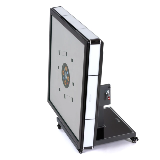 商密特 電動麻將桌T650二代-折疊款玻璃鏡面系列琉璃白