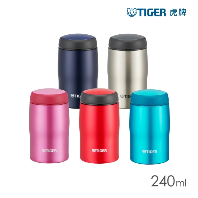 TIGER虎牌 日本製超輕量旋蓋不鏽鋼保溫杯 240ml(MJA-B024 5色 單入)