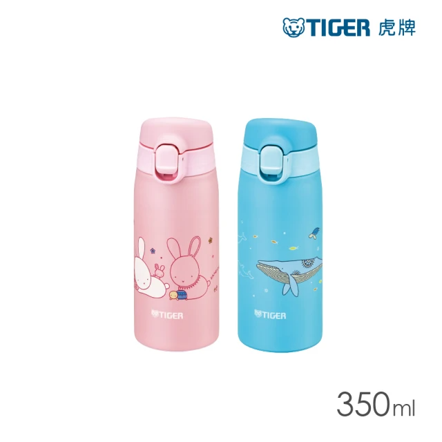 TIGER 虎牌 夢重力超輕量彈蓋不鏽鋼保溫杯 350ml(MCT-A035 2色 單入)