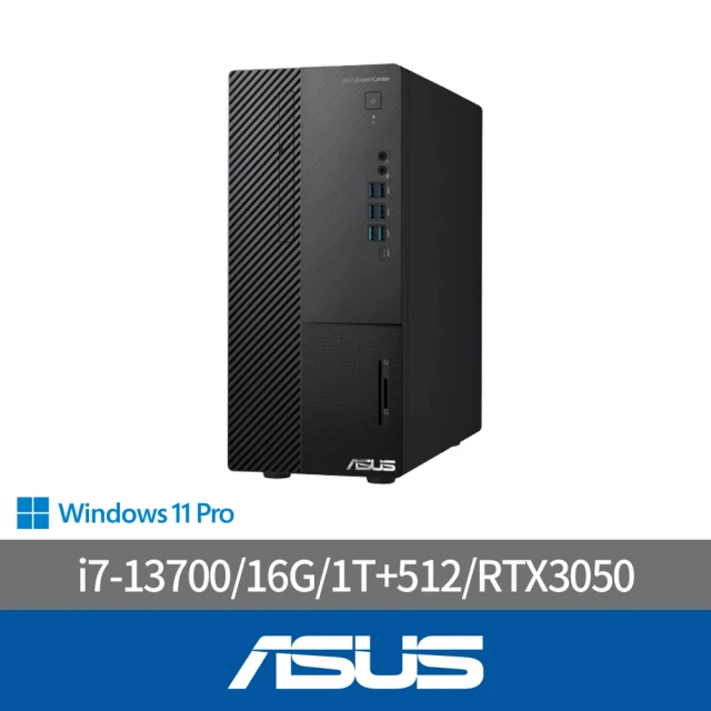 ASUS 華碩 i7十六核商用獨顯電腦(D900MDR/i7-13700/16G/1T+512)