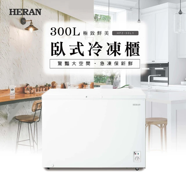 HERAN 禾聯 300L臥式冷凍櫃(HFZ-30L1)