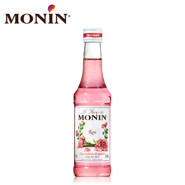 MONIN 玫瑰風味糖漿250ml