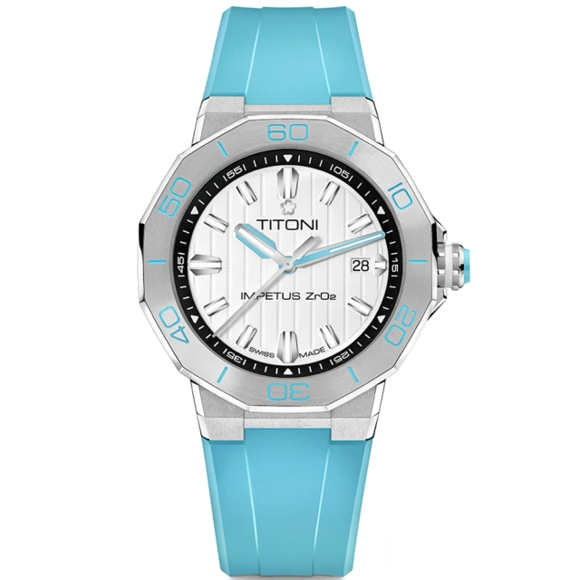TITONI 梅花錶 Impetus 動力系列 高科技陶瓷機械錶 (83765 S-AA-711) 附贈鍊帶