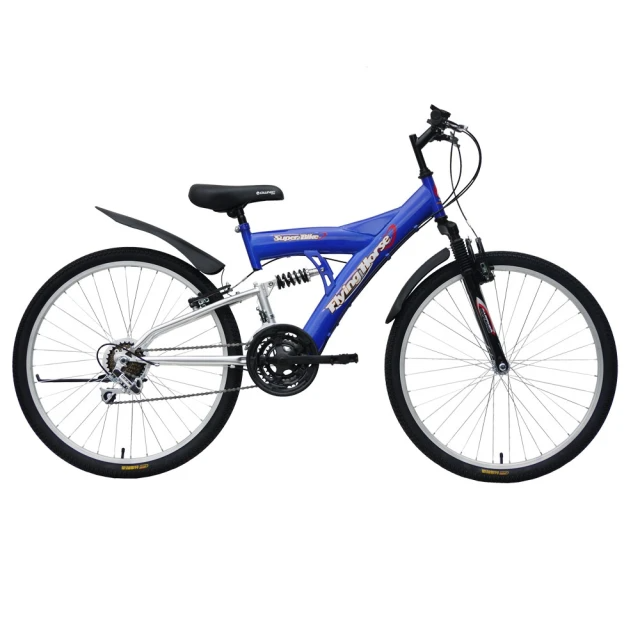 飛馬 26吋21段變速馬鞍型雙避震車(藍銀 526-52-4)