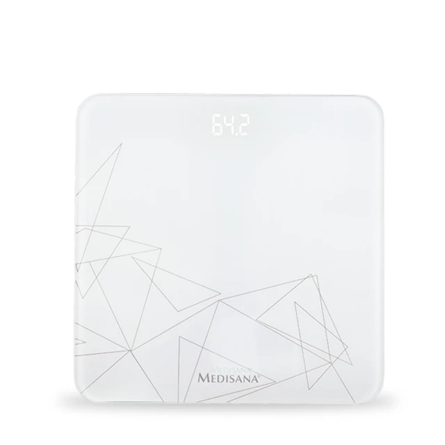 德國 medisana 純白幾何體重計（PS437）
