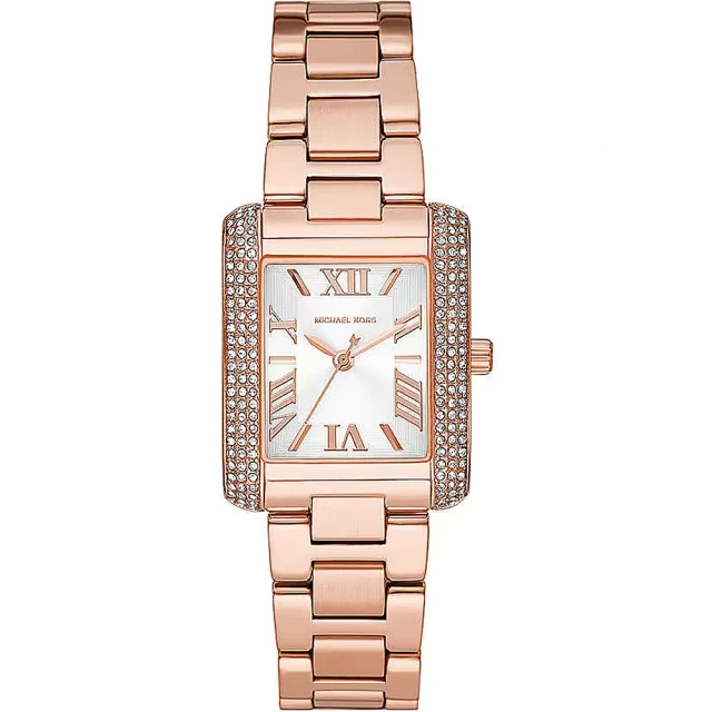 Michael Kors Emery 羅馬晶鑽方形女錶 (MK4641)