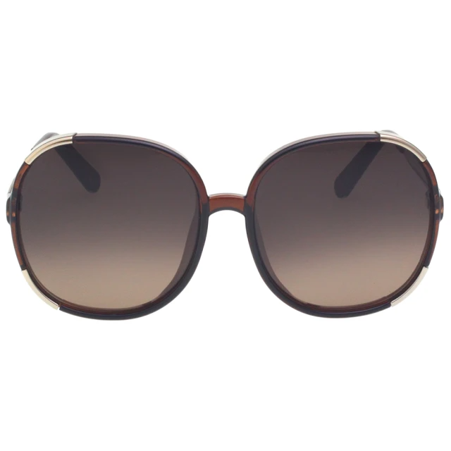 Chloe’太陽眼鏡 圓框 經典款 CE721SA(咖啡色)