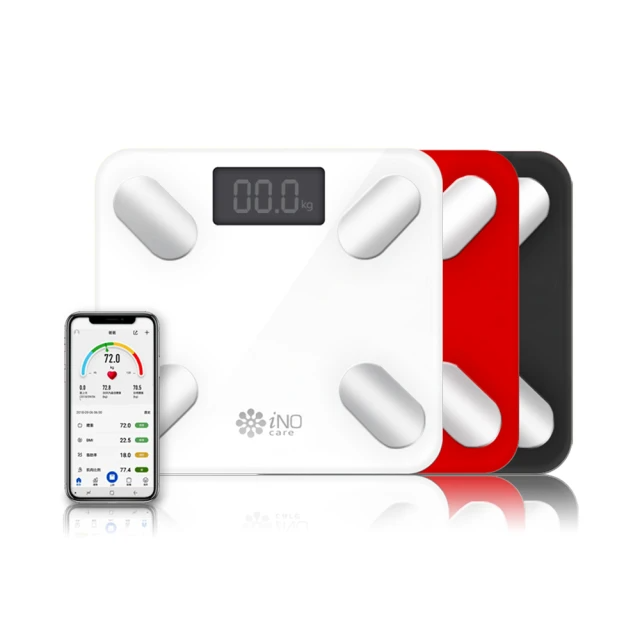 iNO 15合1健康管理藍牙智慧體重計（CD850）三色任選