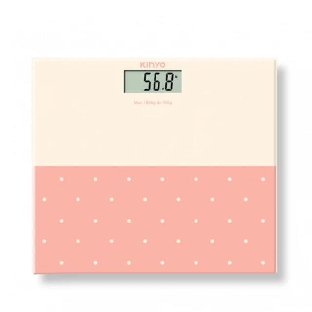 KINYO 日系甜美造型體重計（DS-6573）