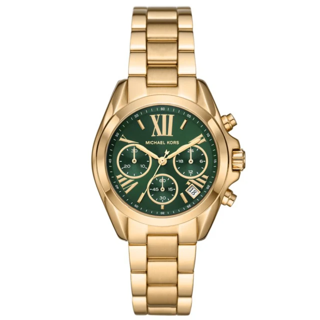 Michael Kors 耀眼金星三眼計時不鏽鋼腕錶 (MK7257)
