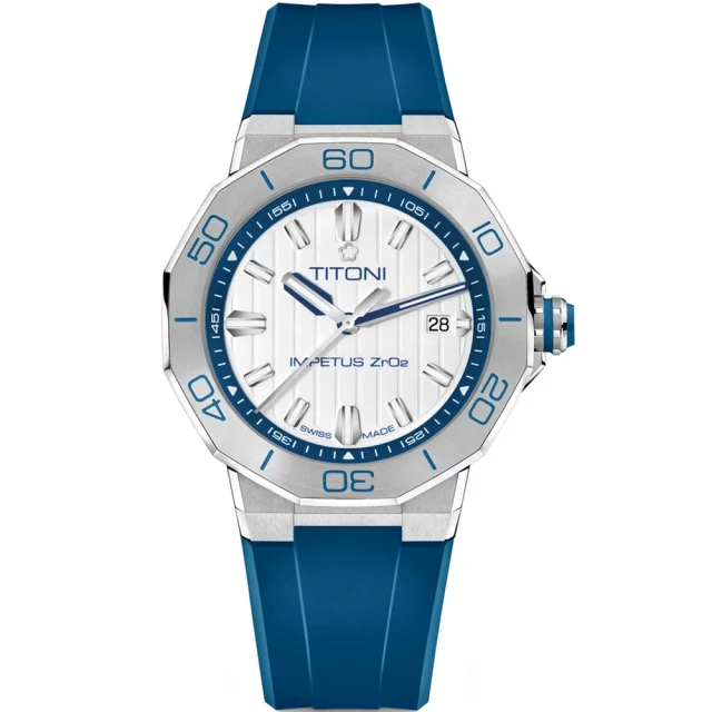 TITONI 梅花錶 Impetus 動力系列 高科技陶瓷機械錶 (83765 S-FF-708) 附贈鍊帶