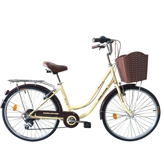 HUB & DYNE-24吋6段變速櫻花淑女車