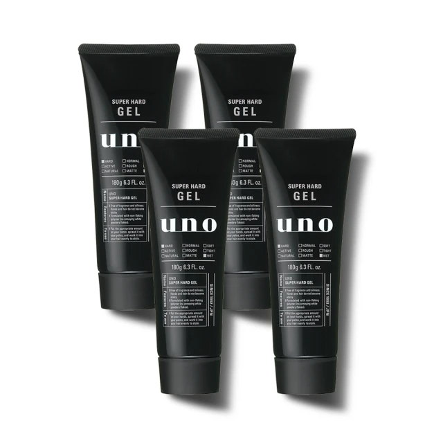 UNO 強硬作風定型膠（180g） 4入組
