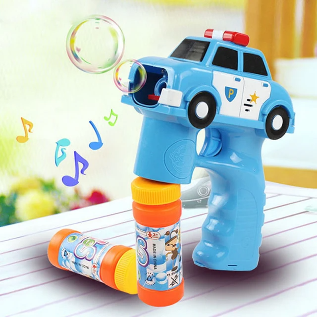 警察車造型連續式電動泡泡槍