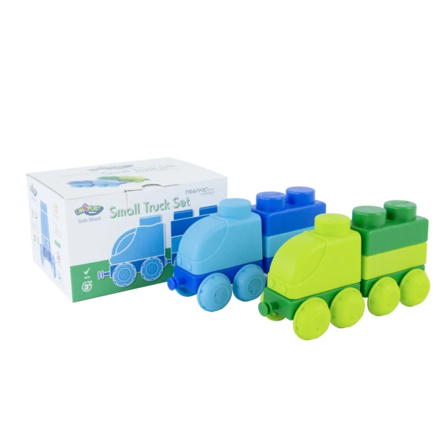 UNiPLAY 抗菌軟積木 交通系列 小卡車組