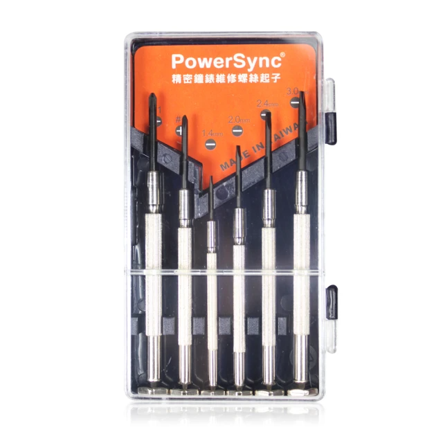 PowerSync-精密鐘錶維修螺絲起子6件組(WHT-002)