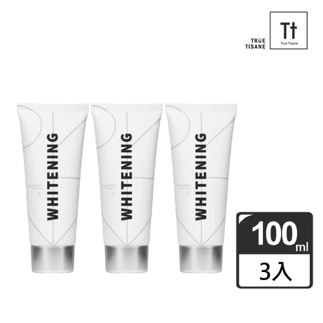 TRUE TISANE 草本體驗 亮顏透澤七白洗面乳 (100ml/3入組)