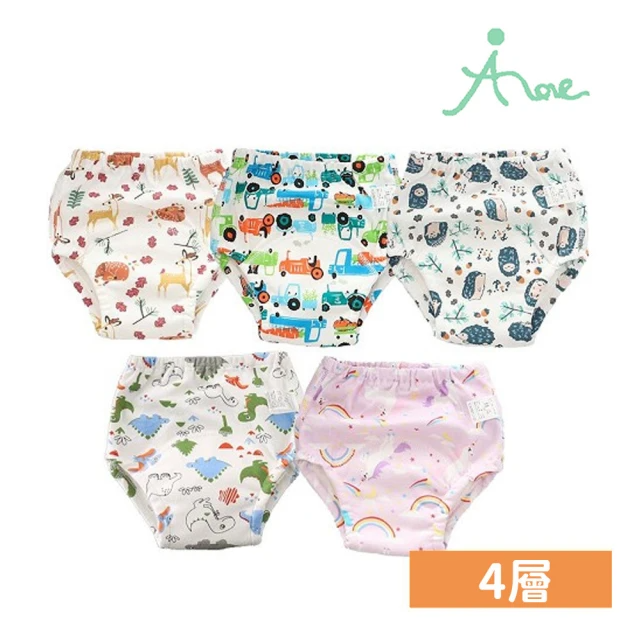 日本 A love 4層一體學習褲(五件組)