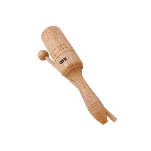 OPPA 木製手持木魚 附棒