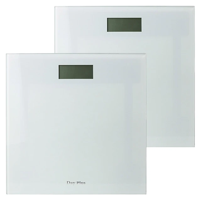 勳風 DayPlus極簡玻璃體重計（HF-G2028A）二入組