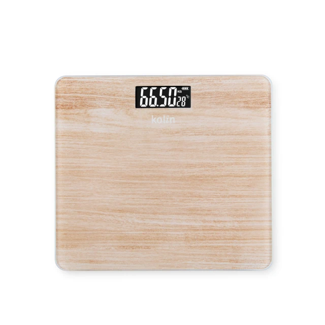 Kolin 歌林 溫度顯示木紋體重計（KWN-MN33）