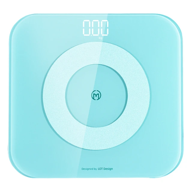 智能家用體重秤-綠色（USB充電）