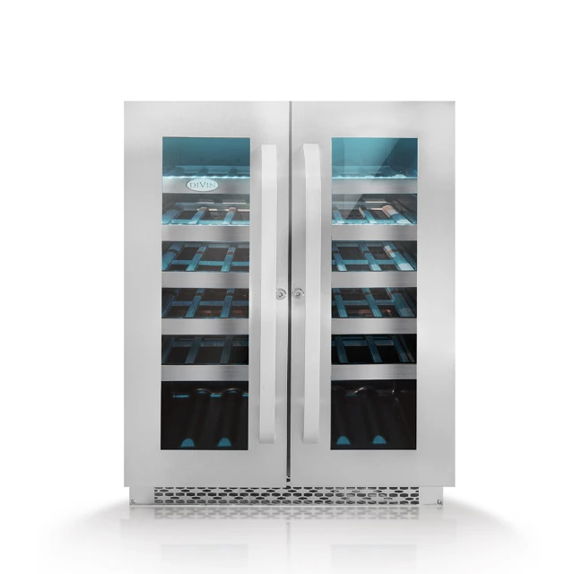 DIVIN DV 可嵌入雙門雙溫葡萄酒櫃-525DS