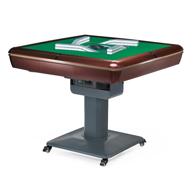 雀友 電動麻將桌-T580/折疊款/晶龍-珠光紫紅