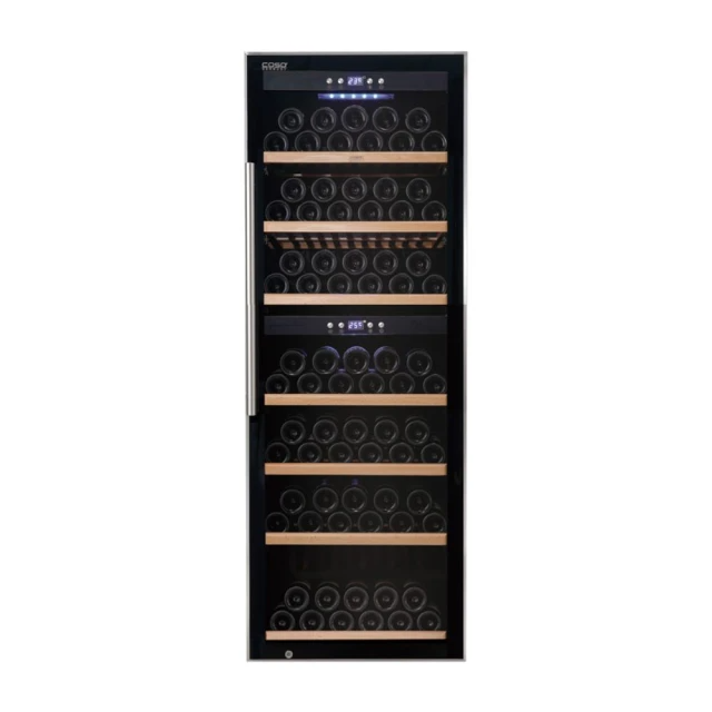 德國CASO 雙溫控紅酒櫃-SW-126/126瓶裝