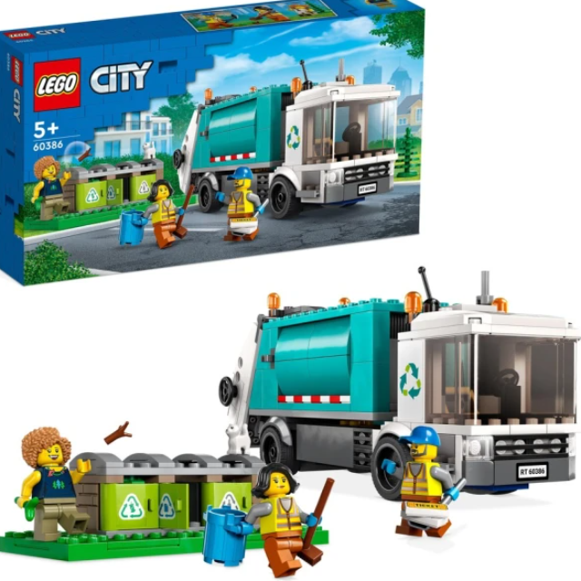 LEGO 樂高 城市系列 60386 資源回收車