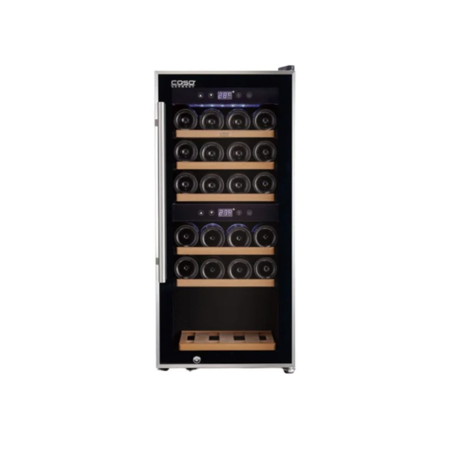 德國CASO 雙溫控紅酒櫃-SW-24/24瓶裝