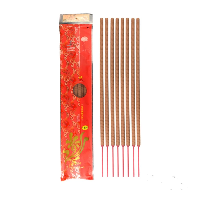 富山香堂 特級老山2尺2螺紋立香-14H不斷香（8支/包）3入組