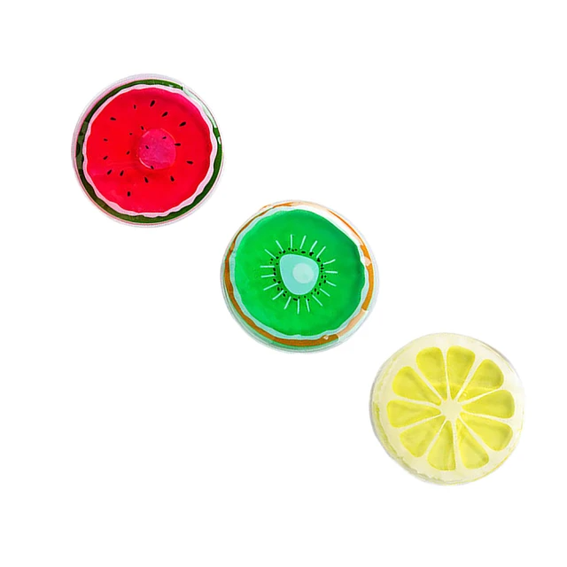 冰涼消暑 便攜水果造型降溫冰敷袋3入組