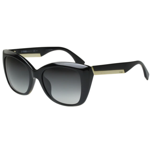 FENDI 時尚太陽眼鏡/黑色