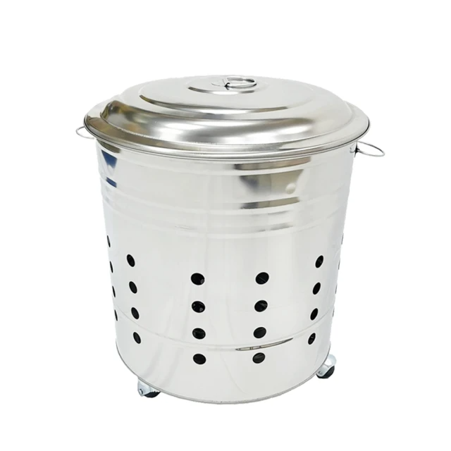 附爐蓋 白鐵金爐-小（直徑35x高40cm）