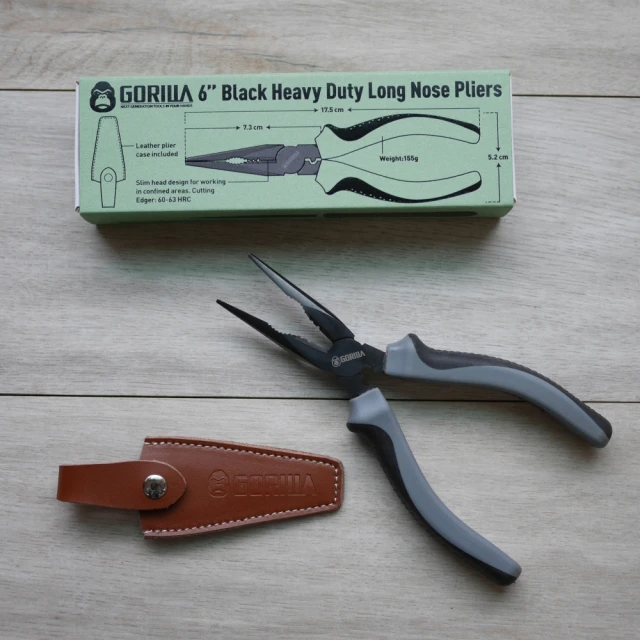 GORILLA 紳士質人手工具 6吋剝線尖嘴鉗