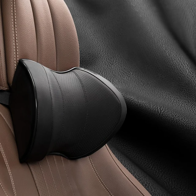 3D弧型記憶枕(黑色頸枕)