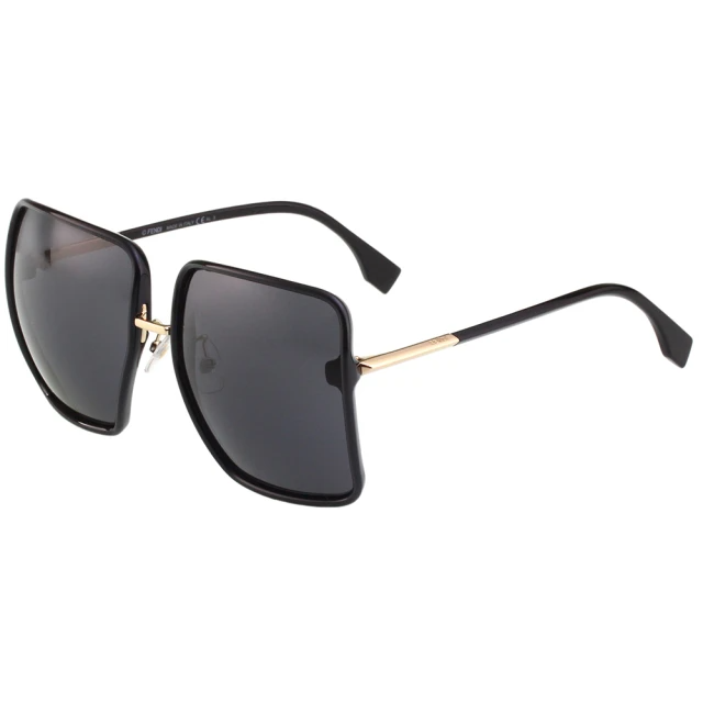 FENDI  大方框太陽眼鏡FF0427FS/黑色