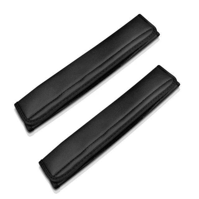 BONFORM-時尚皮革安全帶護套（二入）