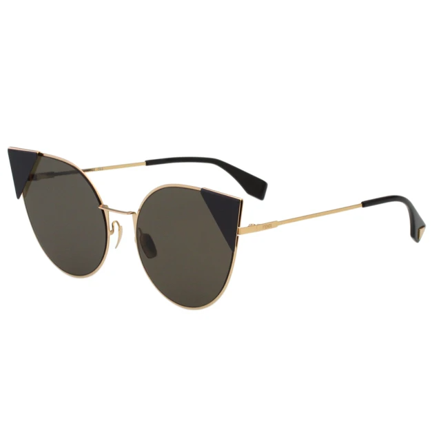 FENDI 貓眼款太陽眼鏡FF0190S/金色